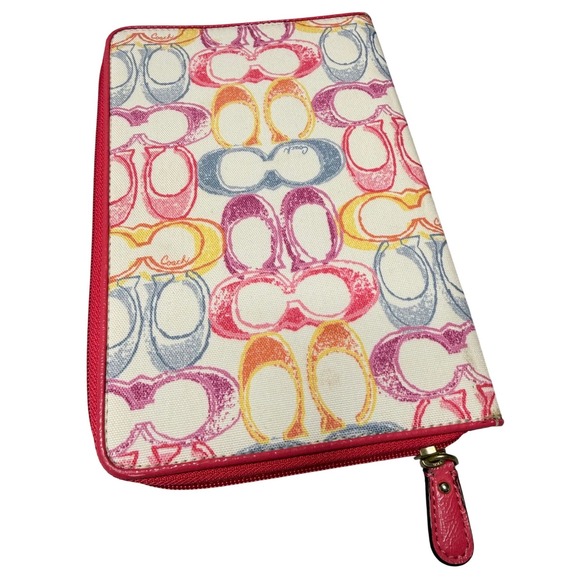 Coach Multi Color eReader/ Notepad Holder - Picture 3 of 4